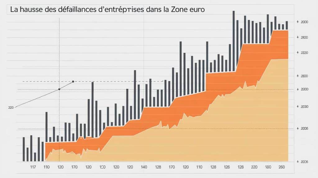 La hausse des d&eacute;faillances d’entreprises dans la zone euro