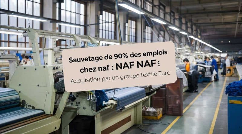 Sauvetage de 90% des emplois chez Naf Naf : acquisition par un groupe textile turc