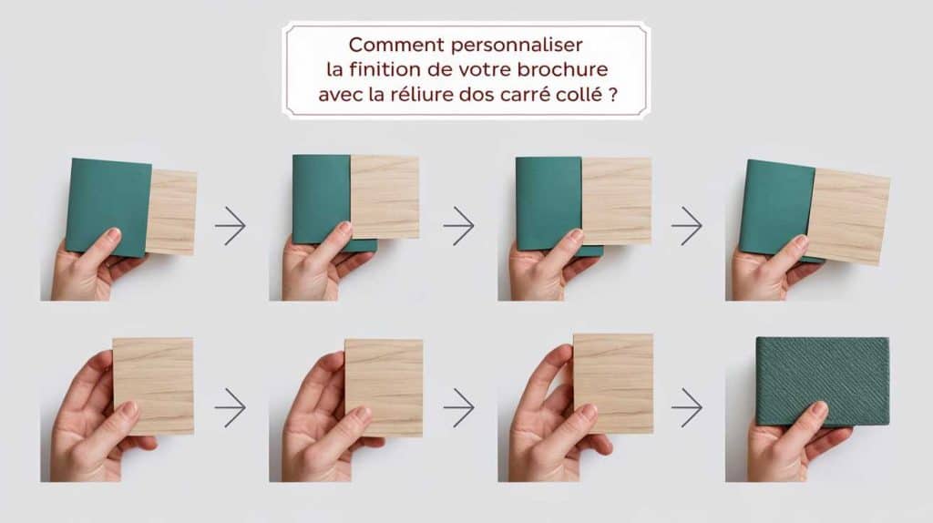 Comment personnaliser la finition de votre brochure avec la reliure dos carr&eacute; coll&eacute;&thinsp;?