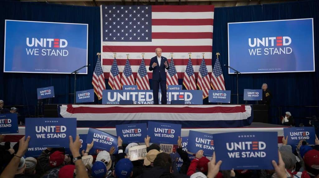 “&Eacute;lection USA 2024: Joe Biden face au redoutable test de sa candidature jeudi”