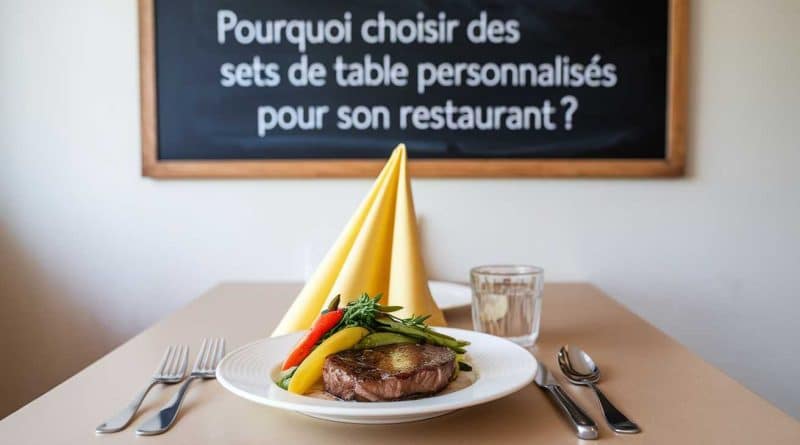 Pourquoi choisir des sets de table personnalisés pour son restaurant ?