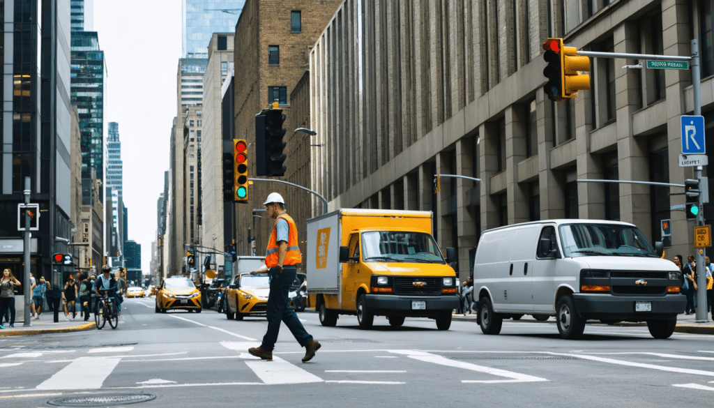 Les d&eacute;fis logistiques de la livraison rapide en milieu urbain