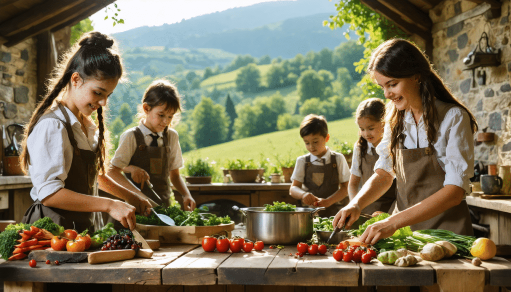 Ma classe en Auvergne : un voyage au c&oelig;ur des traditions et des paysages