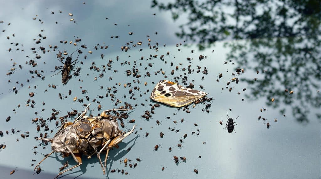 Syndrome du pare-brise : un signe alarmant de la chute spectaculaire des populations d’insectes
