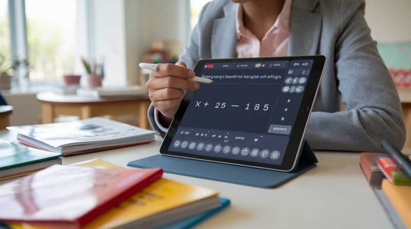 Educartable enseignant : outil num&eacute;rique pour le suivi p&eacute;dagogique des &eacute;l&egrave;ves