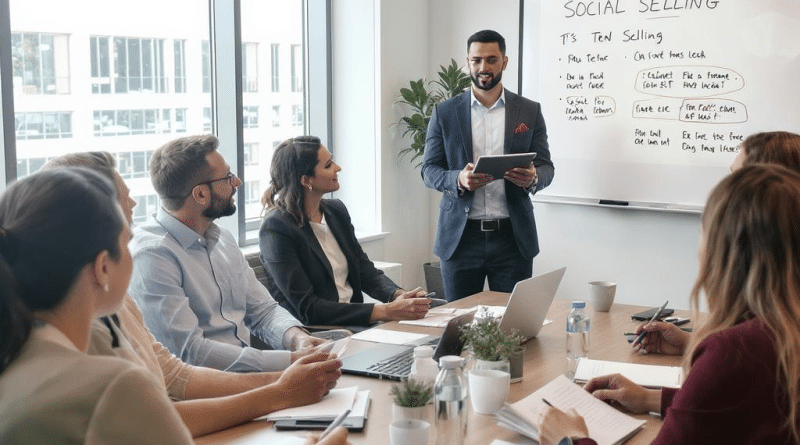 découvrez la formation en social selling d'emmanuelle petiau, conçue pour doter vos équipes commerciales des meilleures techniques de vente sur les réseaux sociaux. apprenez à générer des leads, à engager vos prospects et à maximiser vos résultats commerciaux grâce à des stratégies innovantes.