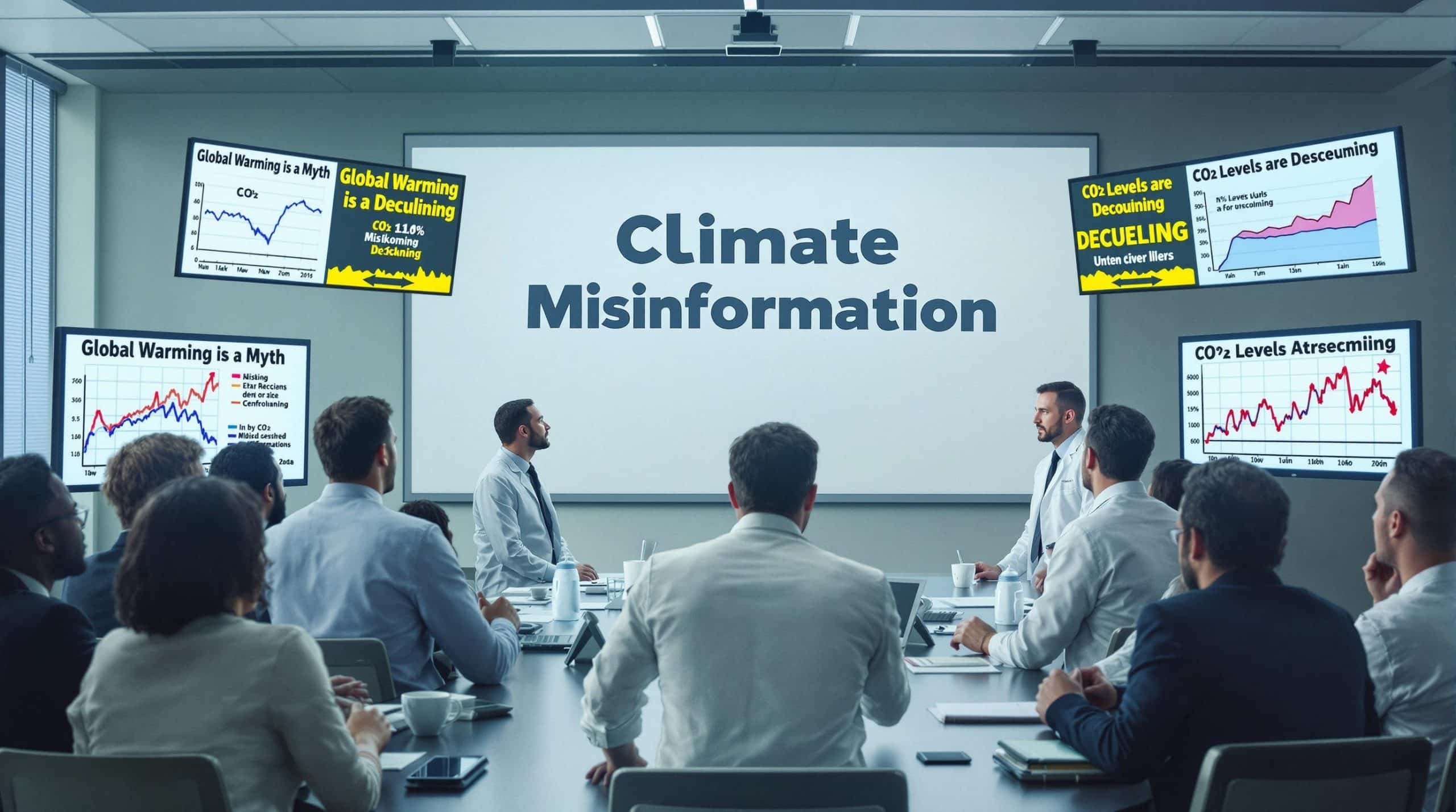 La d&eacute;sinformation sur le climat : une strat&eacute;gie claire visant &agrave; instiller le doute