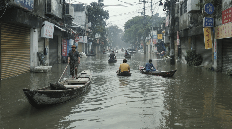 Inondations en Asie : un choc climatique r&eacute;v&eacute;lant les vuln&eacute;rabilit&eacute;s &eacute;conomiques &agrave; l&rsquo;&eacute;chelle mondiale