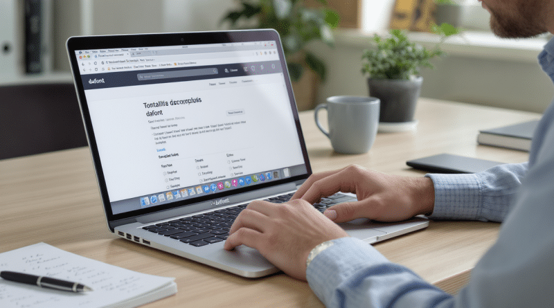 Dafont : comment t&eacute;l&eacute;charger et installer des polices pour un usage professionnel