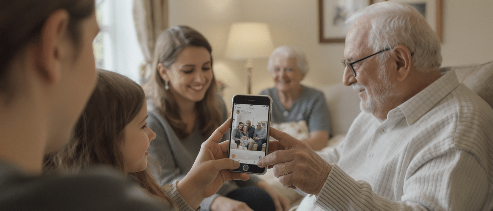 Famileo : impact du journal familial sur le lien social des personnes &acirc;g&eacute;es