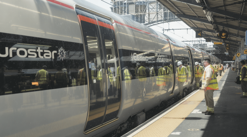 eurostar adapte sa flotte de trains pour faire face aux canicules extrêmes, avec des étés à 55°c, garantissant confort et sécurité aux passagers.