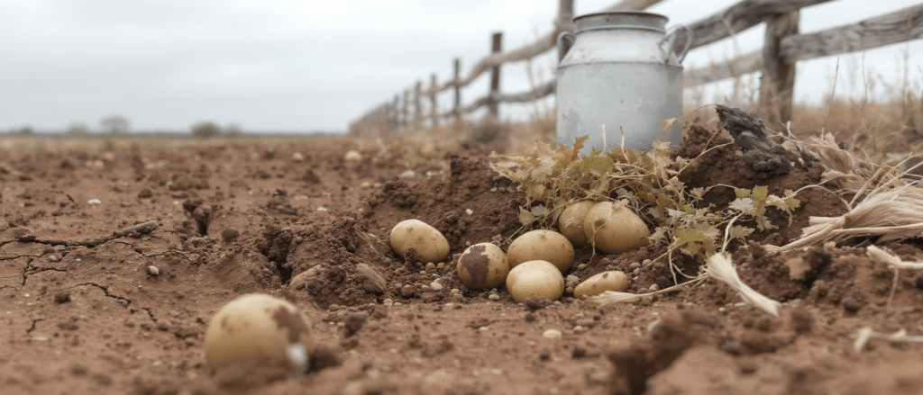 Pommes de terre, lentilles, lait : comment la s&eacute;cheresse fragilise le secteur agricole